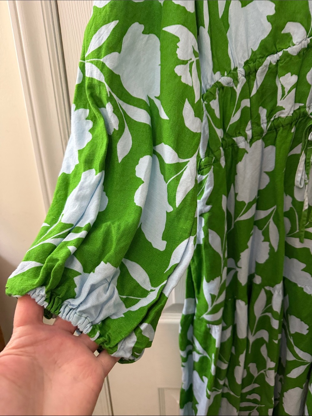 Kate Spade target floral linen dress sz XL - Picture 2 of 6